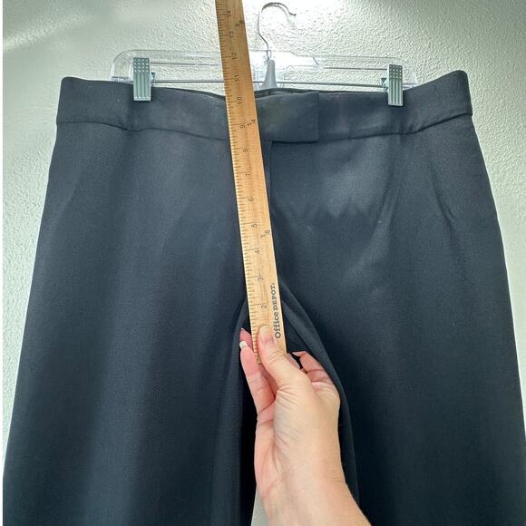 Tom Ford Black Viscose Blend Slight Flare Long Dress Pants 46 / 12 - Picture 12 of 13